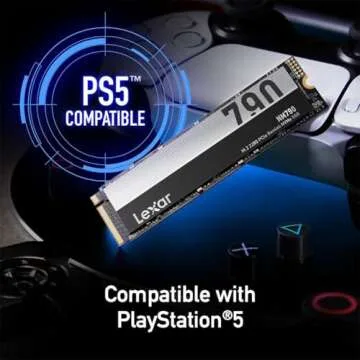 Lexar 2TB NM790 SSD PCIe Gen4 NVMe M.2 2280 Internal Solid State Drive, Up to 7400/6500 MB/s Read/Wr...