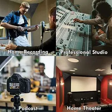 Foroomaco Bass Traps 4 Pack - Soundproofing Foam for Studios