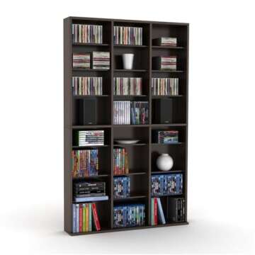 Atlantic Oskar Media Storage Cabinet – Stylish & Versatile