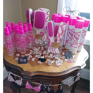 Floral Supply Online - 6" Tall x 6" Wide Cylinder Glass Vase and Flower Guide Booklet - for Weddings, Events, Decorating, Arrangements, Flowers, Office, or Home Decor.