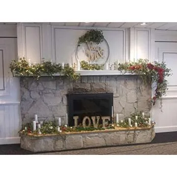 Floral Supply Online - 6" Tall x 6" Wide Cylinder Glass Vase and Flower Guide Booklet - for Weddings, Events, Decorating, Arrangements, Flowers, Office, or Home Decor.