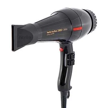 Turbo Power Twinturbo 2800 Coldmatic Hair Dryer, Black, 1 Count