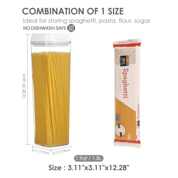 Vtopmart Airtight Food Storage Containers Set with Labels