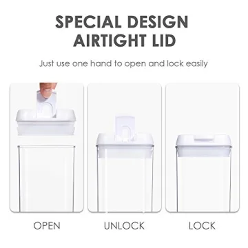 Vtopmart Airtight Food Storage Containers Set with Labels