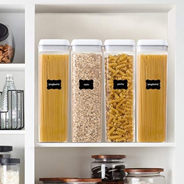 Vtopmart Airtight Food Storage Containers Set with Labels