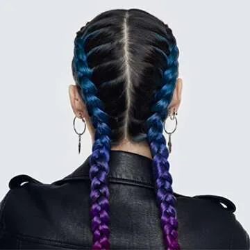 L'Oreal Paris Hair Makeup Temporary 1-Day Hair Color for Brunettes, Blue 60, 1 Fl Oz