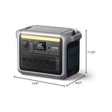 Anker SOLIX C1000 Portable Power Station - Fast Power Solution