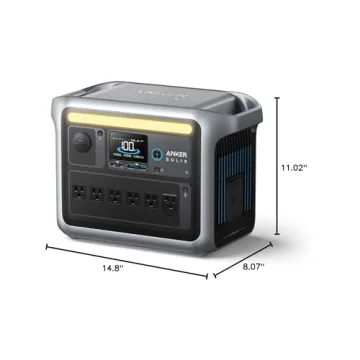 Anker SOLIX C1000 Portable Power Station - Fast Power Solution