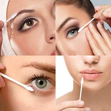Joyeah 800 Cotton Swabs Double-Tip Design for Beauty