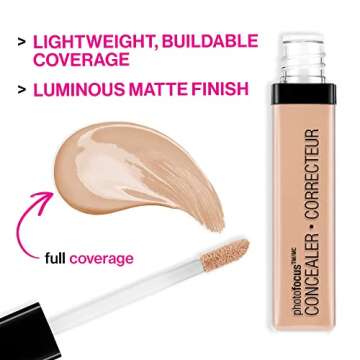 Wet n Wild Photo Focus Concealer Fair Neutral Full Coverage