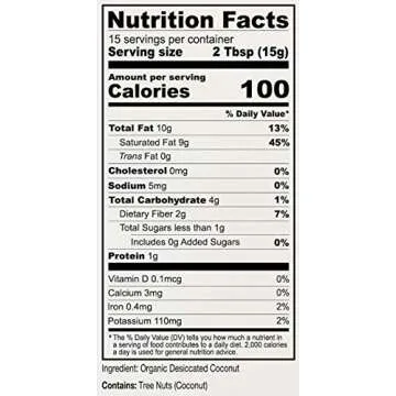 Anthony's Organic Shredded Coconut, 8 oz, Unsweetened, Gluten Free, Non GMO, Vegan, Keto Friendly