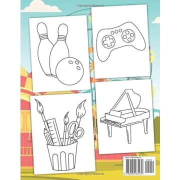 Simply Color - Hobbies and Activities: Bold and Easy Coloring Book