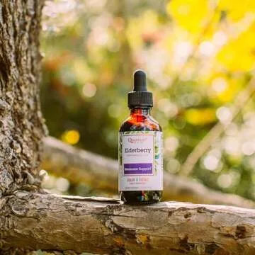 Quantum Health Black Elderberry Liquid Extract Sambucus Nigra Immune Support Formula 700mg - Daily Wellness Boost of Potent Antioxidants for Women & Men - High Dose, Fast Absorption, Vegan - 2 Fl Oz