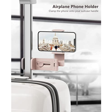 MiiKARE Airplane Travel Phone Holder with 360 Rotation