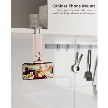 MiiKARE Airplane Travel Phone Holder with 360 Rotation