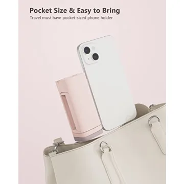 MiiKARE Airplane Travel Phone Holder with 360 Rotation