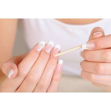 Orange Wood Sticks, Nail Art, Cuticle Pusher Remover, Manicure Pedicure Tool (50 Pieces)