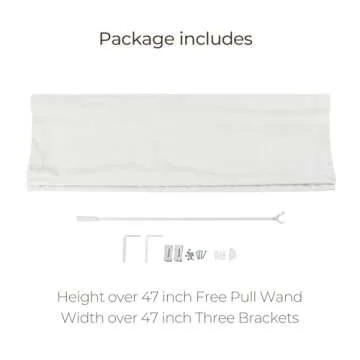 TWOPAGES Beige Linen Cordless Roman Shades - Custom Fit