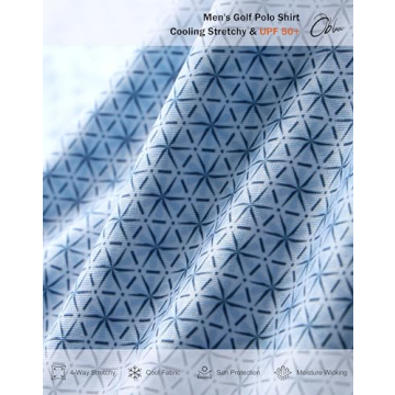 Obla Men's Golf Polo Shirt - Moisture Wicking Performance