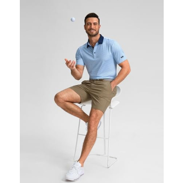 Obla Men's Golf Polo Shirt - Moisture Wicking Performance