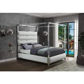 Meridian Encore Modern Canopy Bed for Luxurious Bedrooms