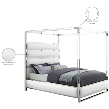 Meridian Encore Modern Canopy Bed for Luxurious Bedrooms