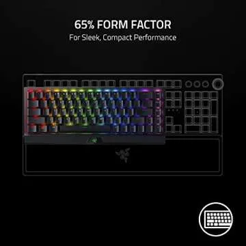 Razer BlackWidow V3 Mini HyperSpeed 65% Wireless Mechanical Gaming Keyboard: Yellow Mechanical Switc...