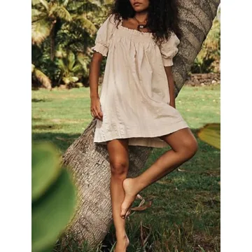 Loafawes Summer Cute Dress for Women Stylish Sundress