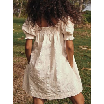 Loafawes Summer Cute Dress for Women Stylish Sundress