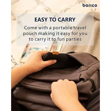 BORICO Card Holders for Playing Cards - 4 Pack Playing Card Holder for Kids and Adults,Stackable Storage Game Card Tray for Arthritis Patients with a Travel Pouch (4 Colors)