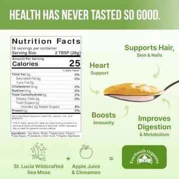 EverSmith Sea Moss Gel - Nutritional Superfood with Taste