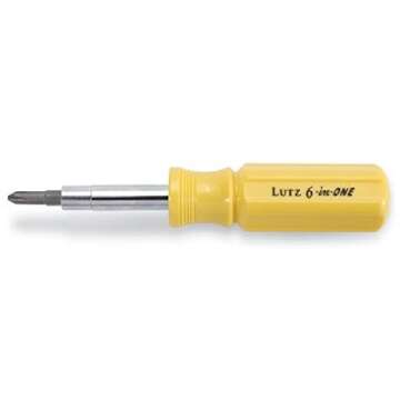 Lutz 6-in-One Screwdriver - Yellow