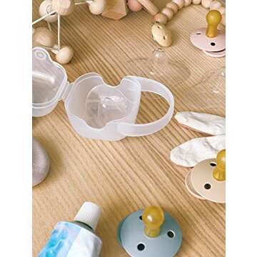 purifyou Nipple Shields for Nursing Breastfeeding Newborn, 24mm / 20mm / 18mm / 16mm, Set of 3 Silicone Nipple Shield with Free Case Latch Assist Nipple Guard & Breastfeeding Shield (20mm)