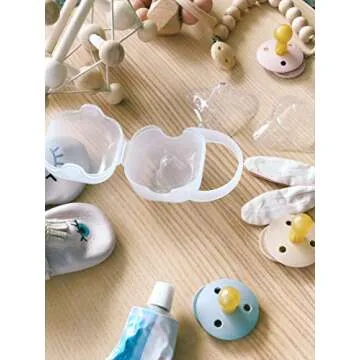 purifyou Nipple Shields for Nursing Breastfeeding Newborn, 24mm / 20mm / 18mm / 16mm, Set of 3 Silicone Nipple Shield with Free Case Latch Assist Nipple Guard & Breastfeeding Shield (20mm)