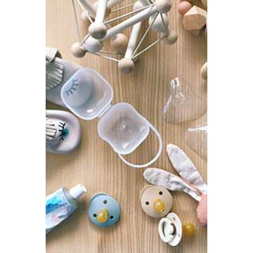 purifyou Nipple Shields for Nursing Breastfeeding Newborn, 24mm / 20mm / 18mm / 16mm, Set of 3 Silicone Nipple Shield with Free Case Latch Assist Nipple Guard & Breastfeeding Shield (20mm)