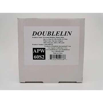 DOUBLELIN 144pcs Prewound Bobbins Size A for Domestic Sewing/Embroidery Machines, Compatible with Br...