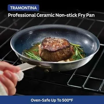 Tramontina 8-Inch Ceramic Non-Stick Frying Pan for Easy Cooking
