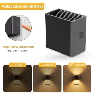 L LOHAS LED Night Light,Night Lights Plug into Wall,[2-Pack] Dimmable Night Light with Light Sensor,3000K Warm White,Modern Home Decor for Bathroom Hallway Kitchen