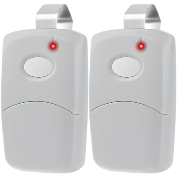 Garage Stop 2X Garage Door Opener Remote for Linear Multi-Code Systems, Compact Design and Easy Setu...