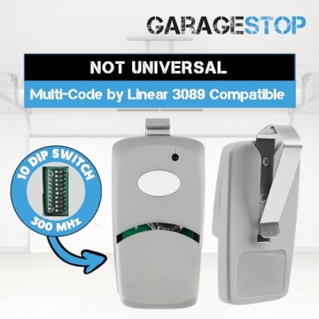 Garage Stop Dual Remote for Multi-Code Garage Doors