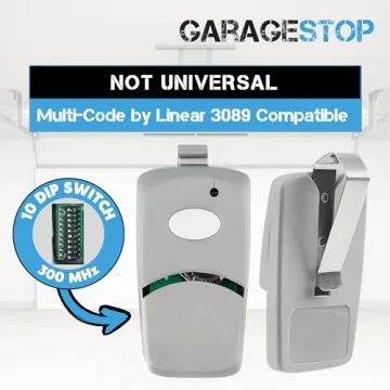 Garage Stop Dual Remote for Multi-Code Garage Doors