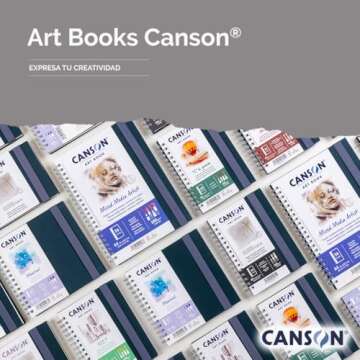 Canson Professional Watercolour Paper Book - A5 Spiral Notebook