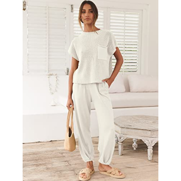 Chic ANRABESS Two Piece Knit Outfit for Stylish Comfort