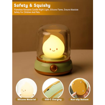 WANIDEA Chibi Flame Lamp - Cozy Flickering Light