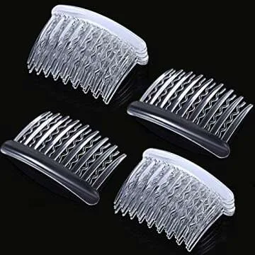 Gejoy 12 Plastic Hair Combs - Perfect for Weddings & Daily Use