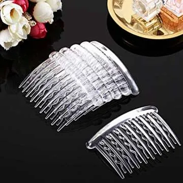 Gejoy 12 Plastic Hair Combs - Perfect for Weddings & Daily Use