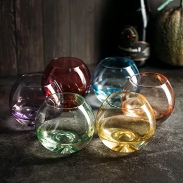 Colorful Stemless Wine Glass Set for Elegant Entertaining