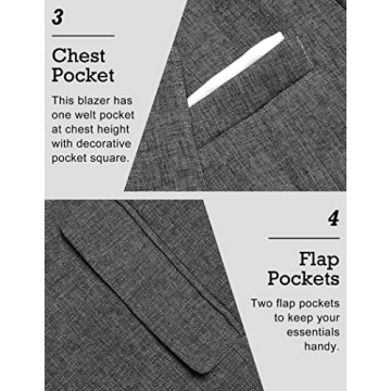 Stylish COOFANDY Slim Fit Blazer for All Occasions