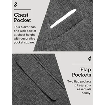 Stylish COOFANDY Slim Fit Blazer for All Occasions