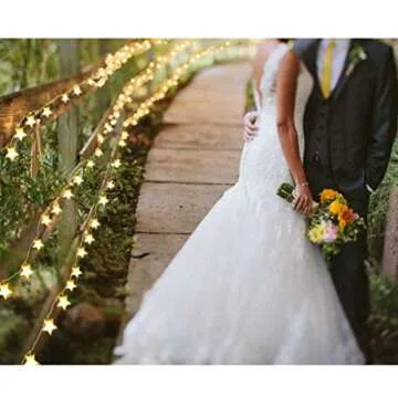 Homeleo 50 LED Star String Lights with Remote Control